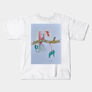 Australian Major Mitchell Cockatoo Kids T-Shirt